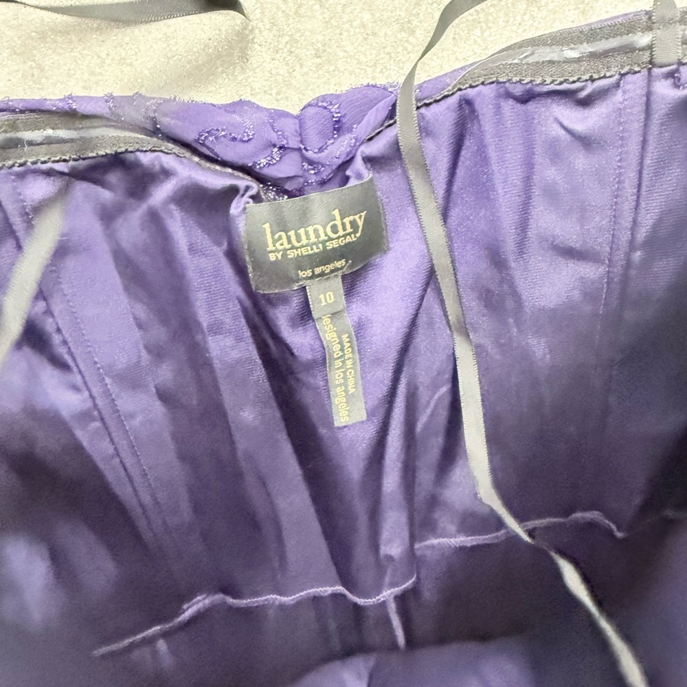 Laundry By Shelli Segal Violet Gown